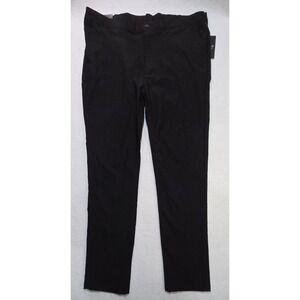 GALAXY by Harvic Mens Black Stretch Dress Pants‎ 38/32 Slim Straight New